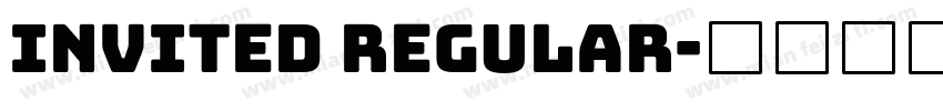 Invited Regular字体转换